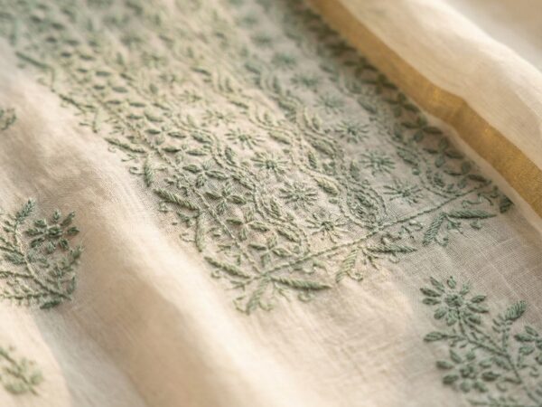 Ivory Meadow Kurta Dupatta Set