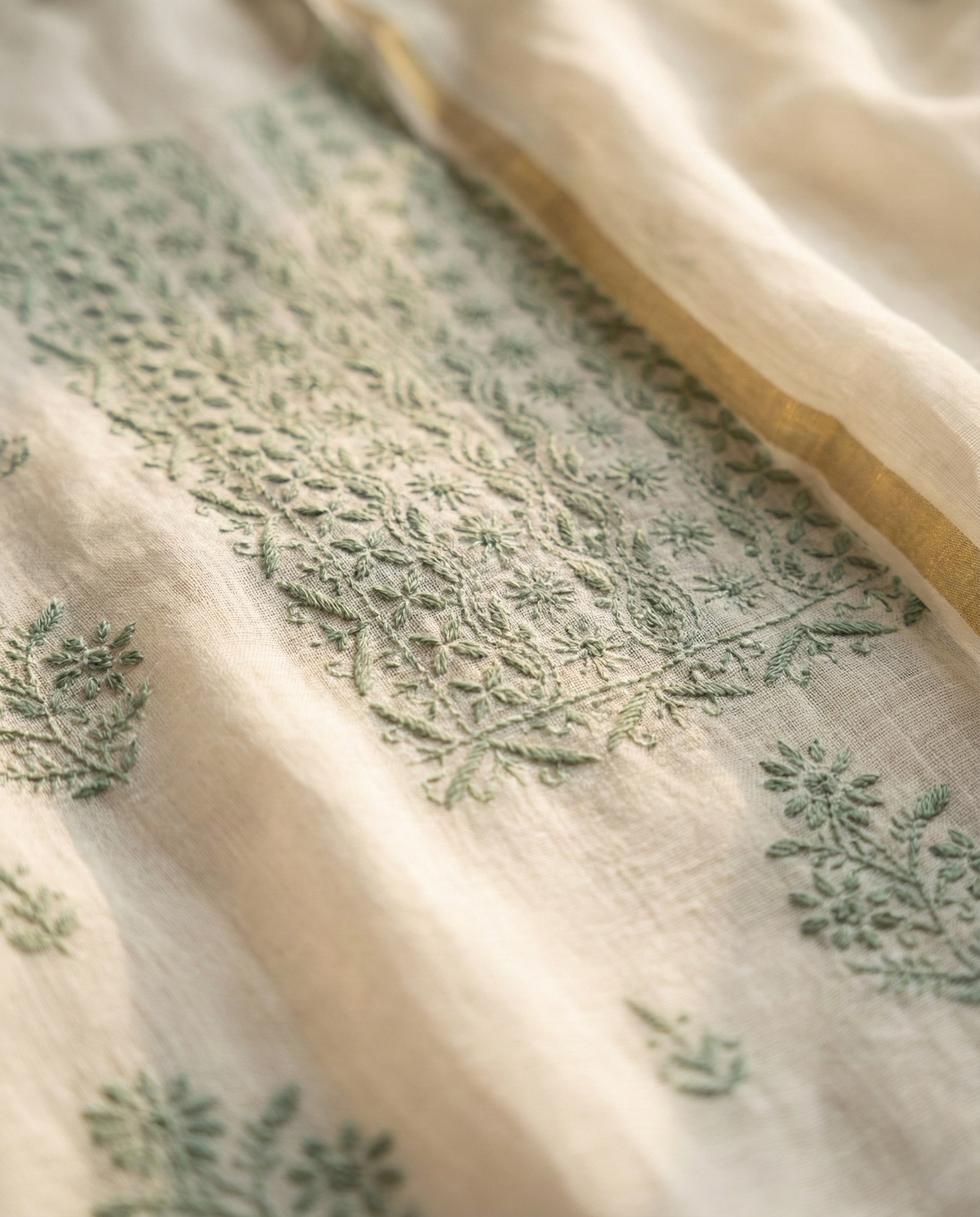 Ivory Meadow Kurta Dupatta Set
