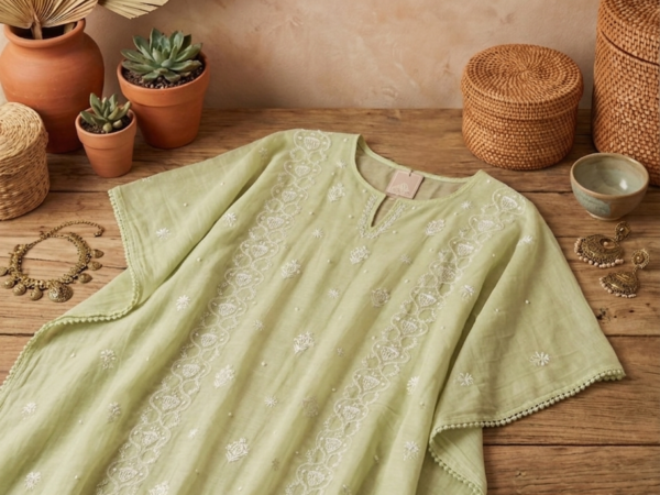Minty Green Kaftan