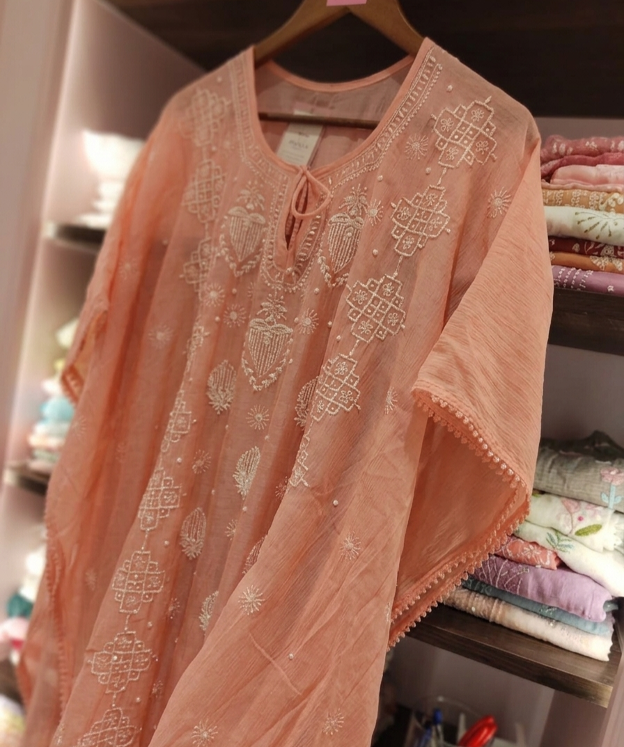 Coral Peach Kaftan