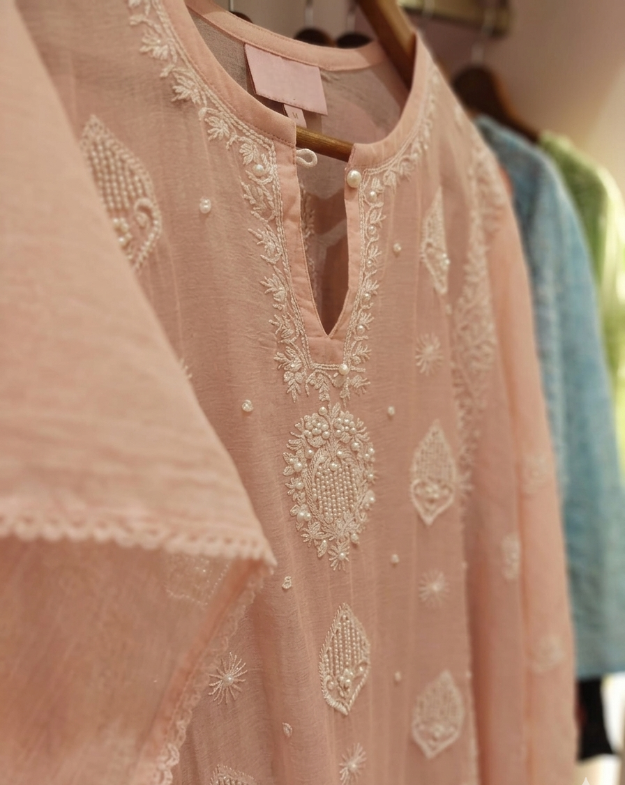Dusty Pink Kaftan