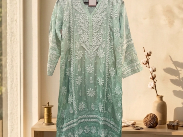 Sea Glass Muslin Kurta