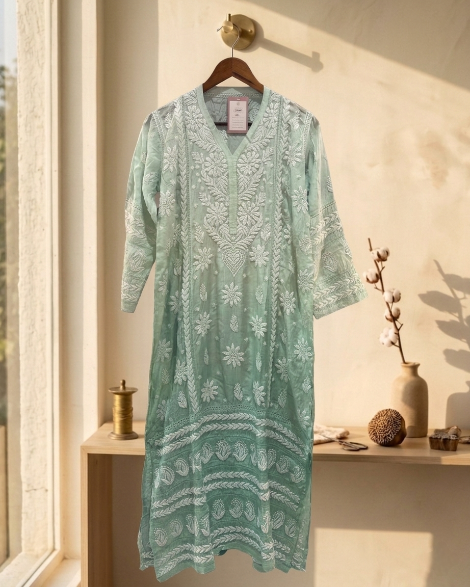 Sea Glass Muslin Kurta