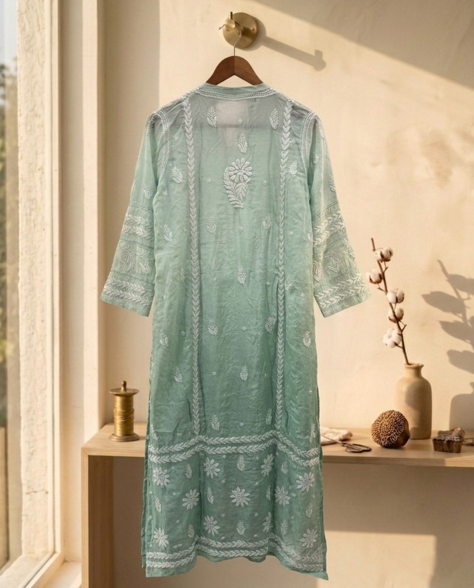 Sea Glass Muslin Kurta