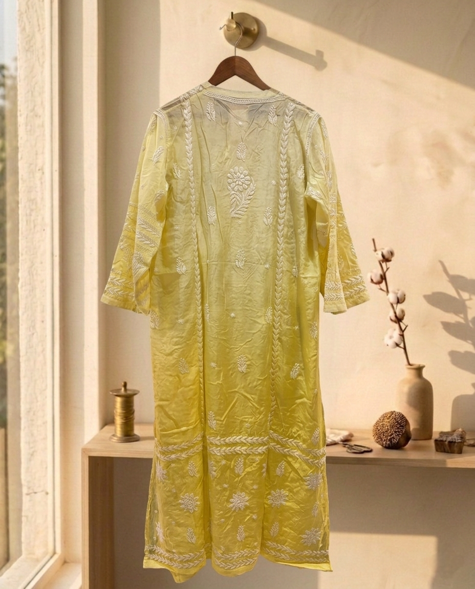 Marigold Muslin Kurta