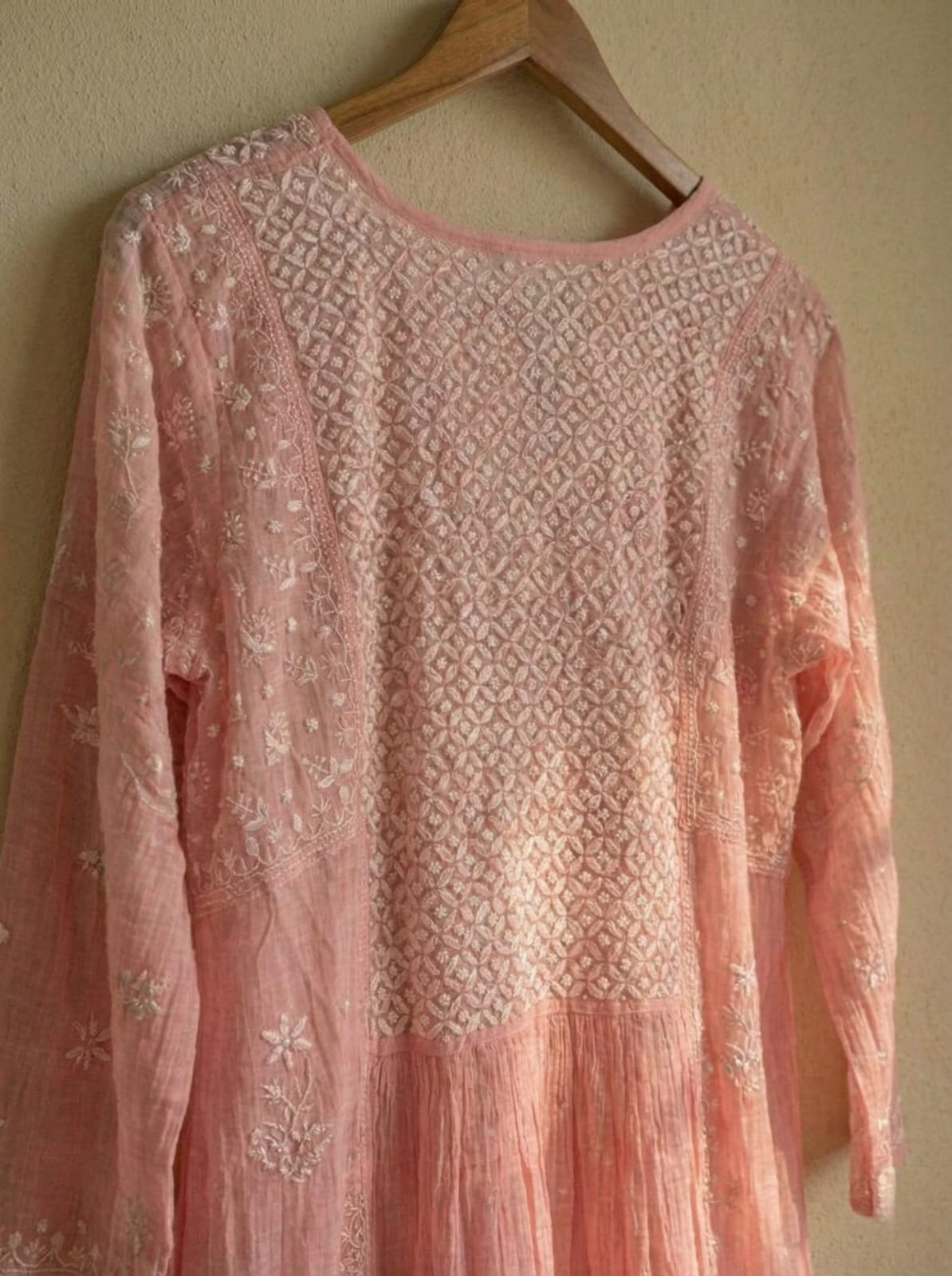 Blush Bloom Kurta Dupatta Set - Image 5