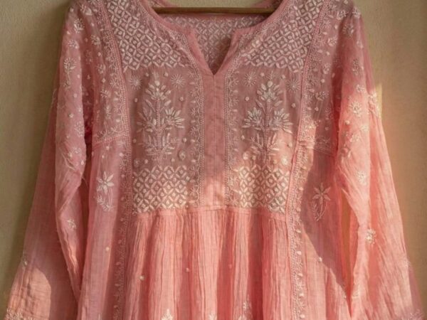 Blush Bloom Kurta Dupatta Set