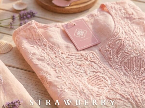 Strawberry Delight Kurta Dupatta Set
